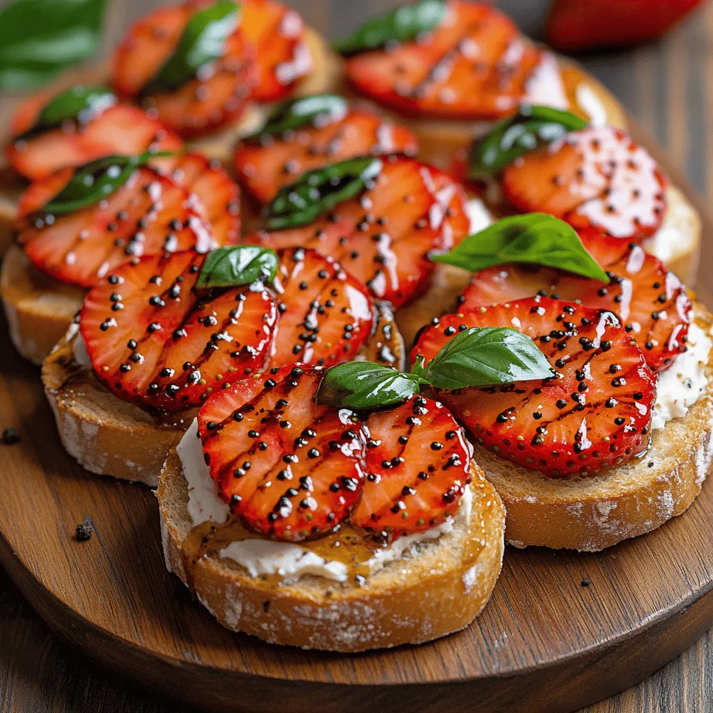 Crostini has emerged as a beloved appetizer that embodies the essence of Italian cuisine. With its crispy bread base and limitless topping possibilities, crostini offers an inviting canvas for culinary creativity. Among the myriad of topping options, the Basil Strawberry Crostini stands out as a unique and refreshing choice, combining the sweetness of ripe strawberries with the aromatic freshness of basil. This delightful pairing creates a harmonious balance between sweet and savory, making it a versatile dish that's perfect for a range of occasions—from casual gatherings and picnics to elegant soirées and festive celebrations.