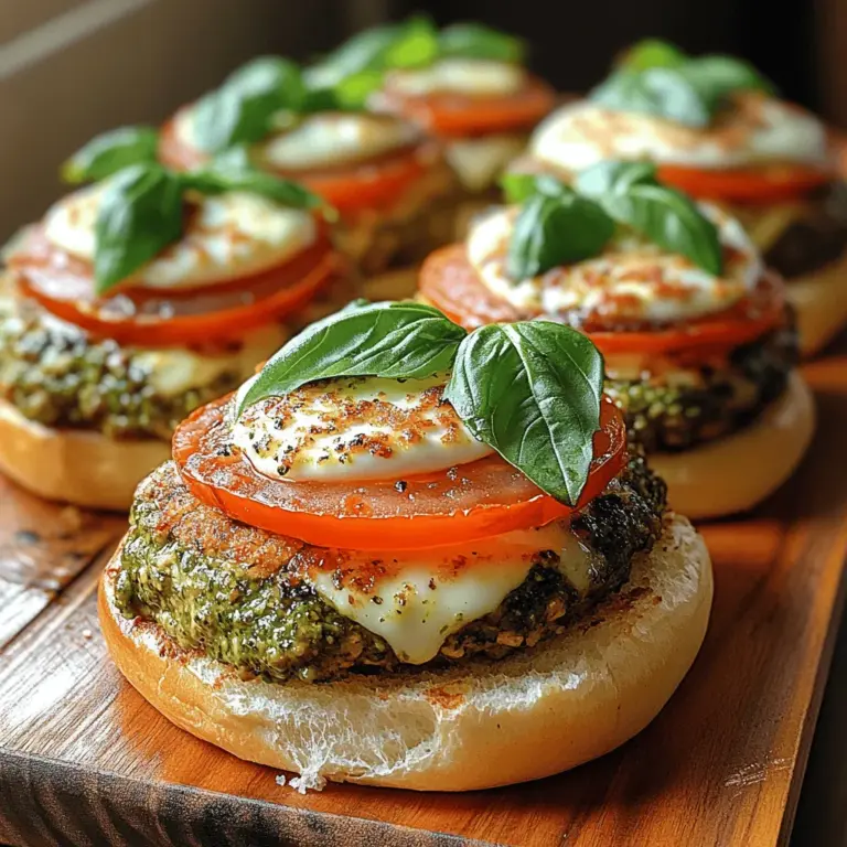 Sliders have taken the culinary world by storm, emerging as a beloved food option that effortlessly combines convenience with flavor. These miniature sandwiches offer the perfect bite-sized indulgence, making them ideal for a variety of occasions—from casual weeknight dinners to festive gatherings and everything in between. Among the myriad of slider recipes out there, Pesto Chicken Sliders stand out as a delightful twist on the traditional approach, bringing fresh, vibrant flavors to your table.