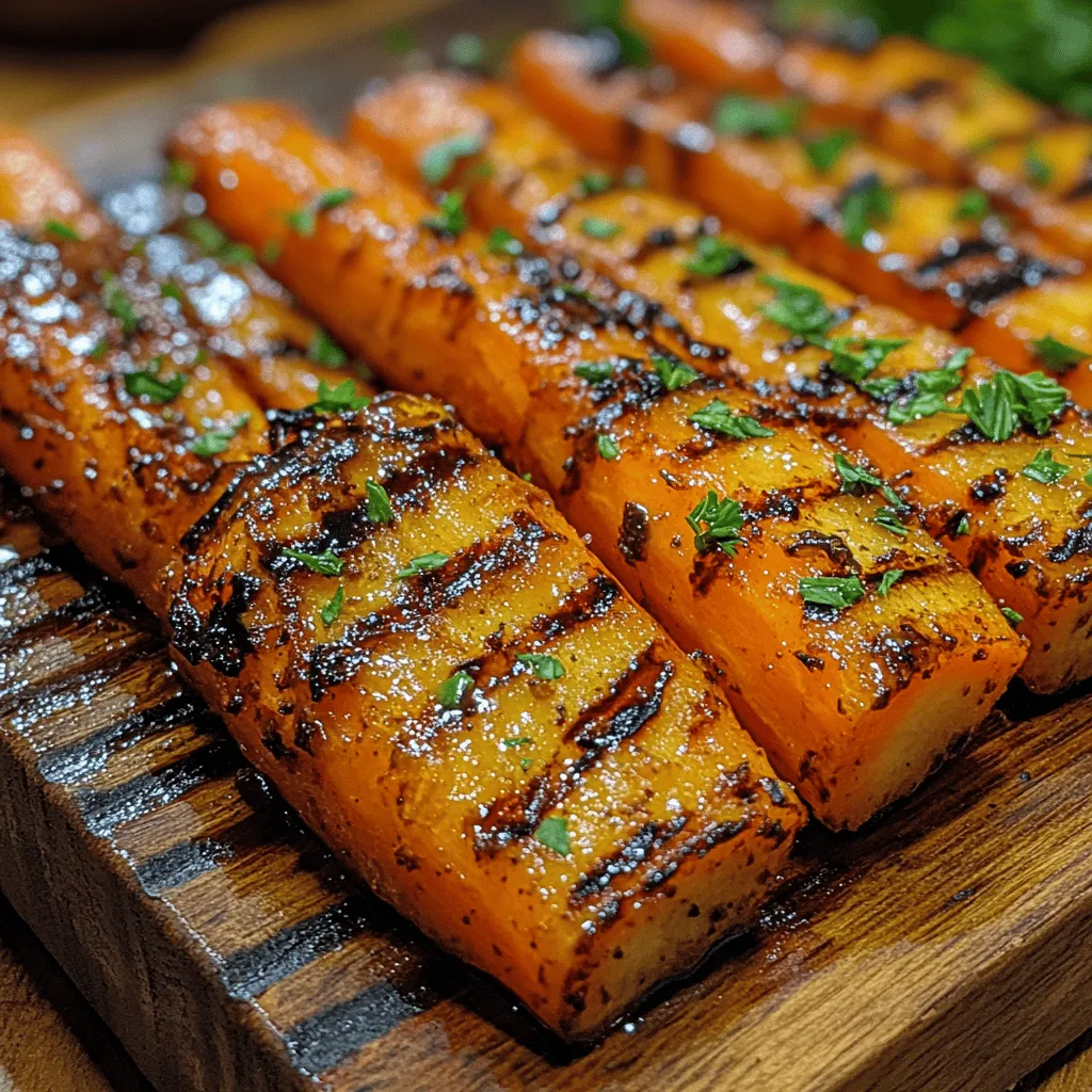 Honey Glazed Grilled Carrots Recipe
