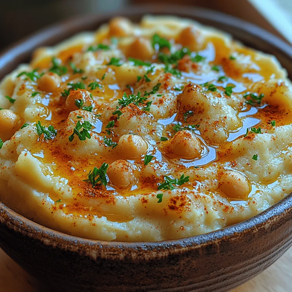 Chickpeas, also known as garbanzo beans, have long been celebrated in the culinary world for their versatility and nutritional profile. As a staple in various cuisines—from Mediterranean to Middle Eastern—chickpeas offer a wealth of cooking possibilities. Among the myriad of chickpea recipes, one that stands out for its comforting nature and rich flavor is the Creamy Garlic Butter Chickpea Mash. This dish not only serves as a delightful side but can easily take center stage as a main feature, satisfying both plant-based enthusiasts and those looking to diversify their meals.