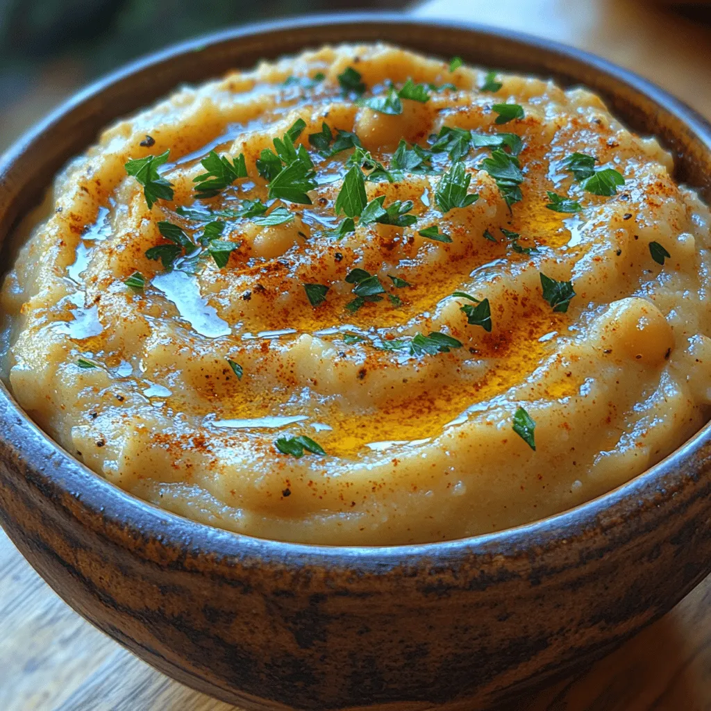 Creamy Garlic Butter Chickpea Mash: A Delicious and Nutritious Delight
