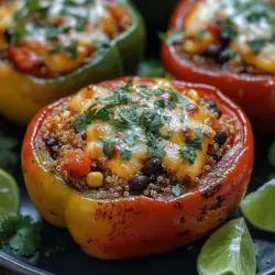 Sunset Salsa Stuffed Peppers: A Colorful and Flavorful Delight