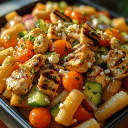 Mediterranean cuisine is celebrated for its vibrant flavors, fresh ingredients, and health benefits. With roots stretching across multiple countries including Greece, Italy, and Spain, it emphasizes the use of wholesome ingredients that nourish the body while tantalizing the taste buds. Among the many delectable dishes that this cuisine offers, the Grilled Chicken Greek Pasta Salad stands out as a perfect fusion of textures and flavors. This refreshing dish combines tender grilled chicken with al dente pasta, crisp vegetables, and a zesty dressing, making it an ideal meal for warm summer days, picnics, or even as a hearty lunch option.