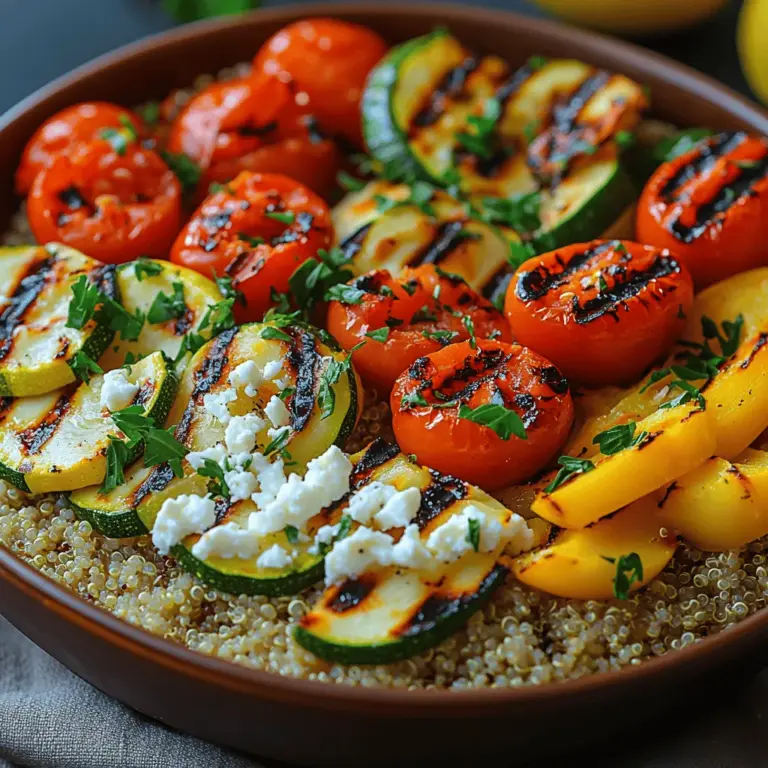 In recent years, there has been a significant shift towards plant-based meals, with more people recognizing the health benefits and sustainability of incorporating vegetables and grains into their diets. As a result, dishes like Grilled Veggie Quinoa Bowls have surged in popularity, captivating both home cooks and restaurant-goers alike. This recipe not only celebrates the vibrant colors and flavors of grilled vegetables but also highlights quinoa as a nutritional superstar.