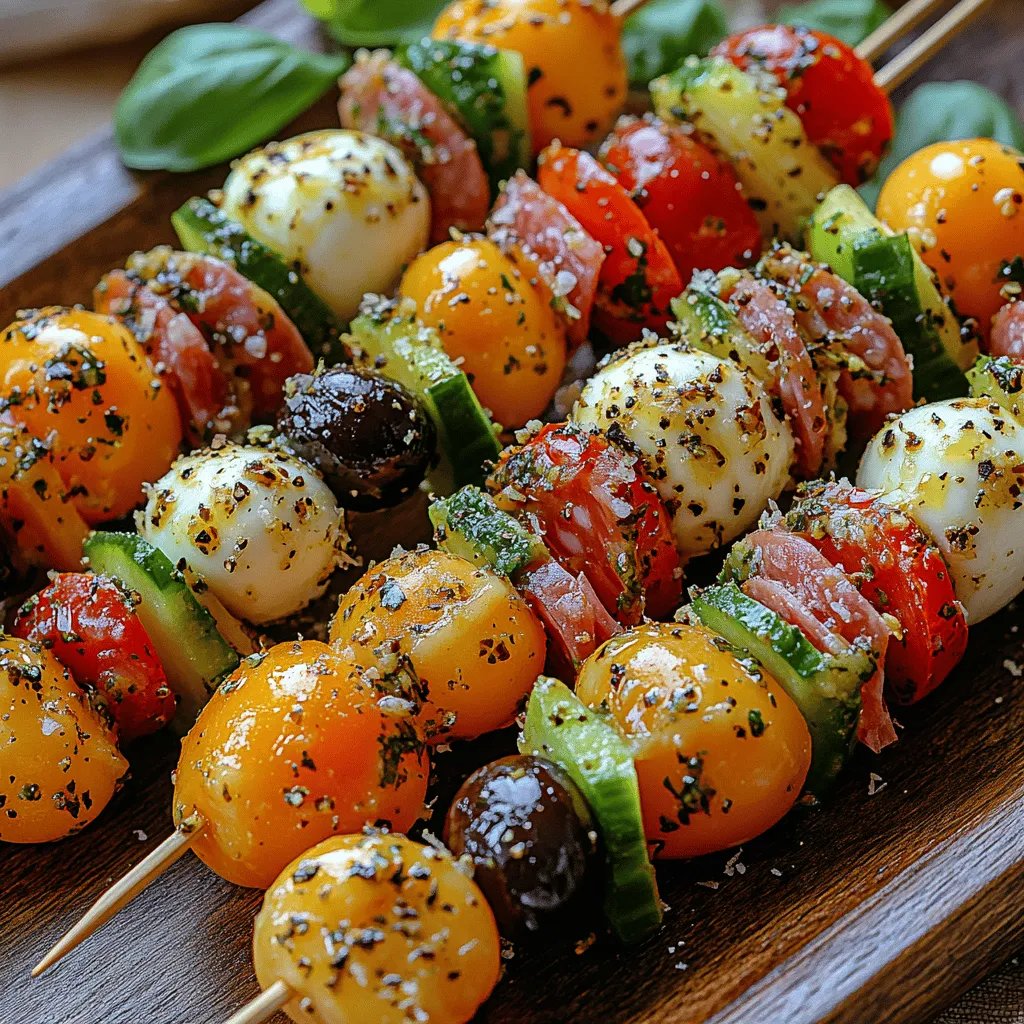 To create a truly memorable dish, it’s essential to understand the key components that make up Colorful Italian Pasta Salad Skewers. Each ingredient contributes not only to the overall flavor and texture but also to the visual appeal that makes this dish so inviting.