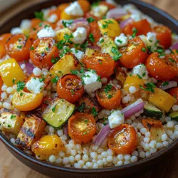 Chilled Roasted Veggie Couscous Delight