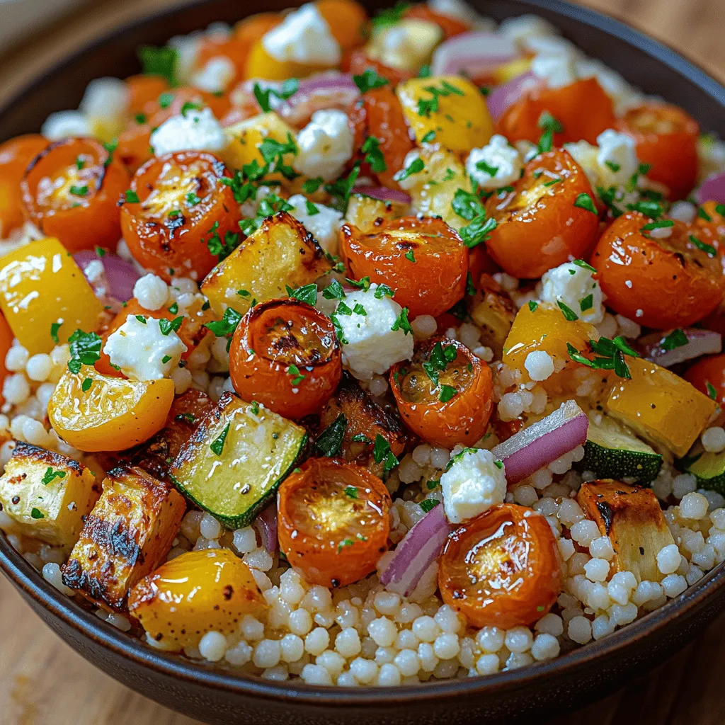 Chilled Roasted Veggie Couscous Delight