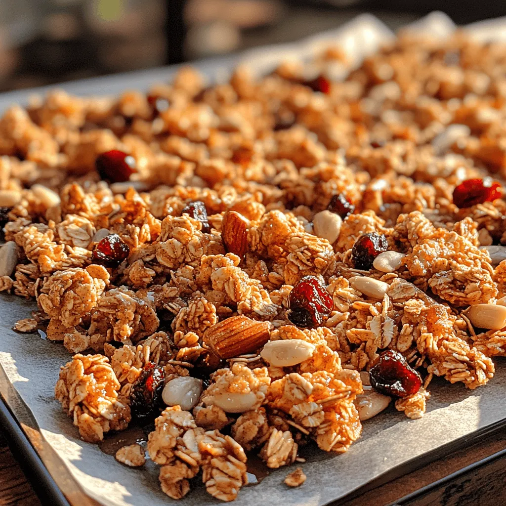 Maple Cinnamon Granola Clusters Recipe