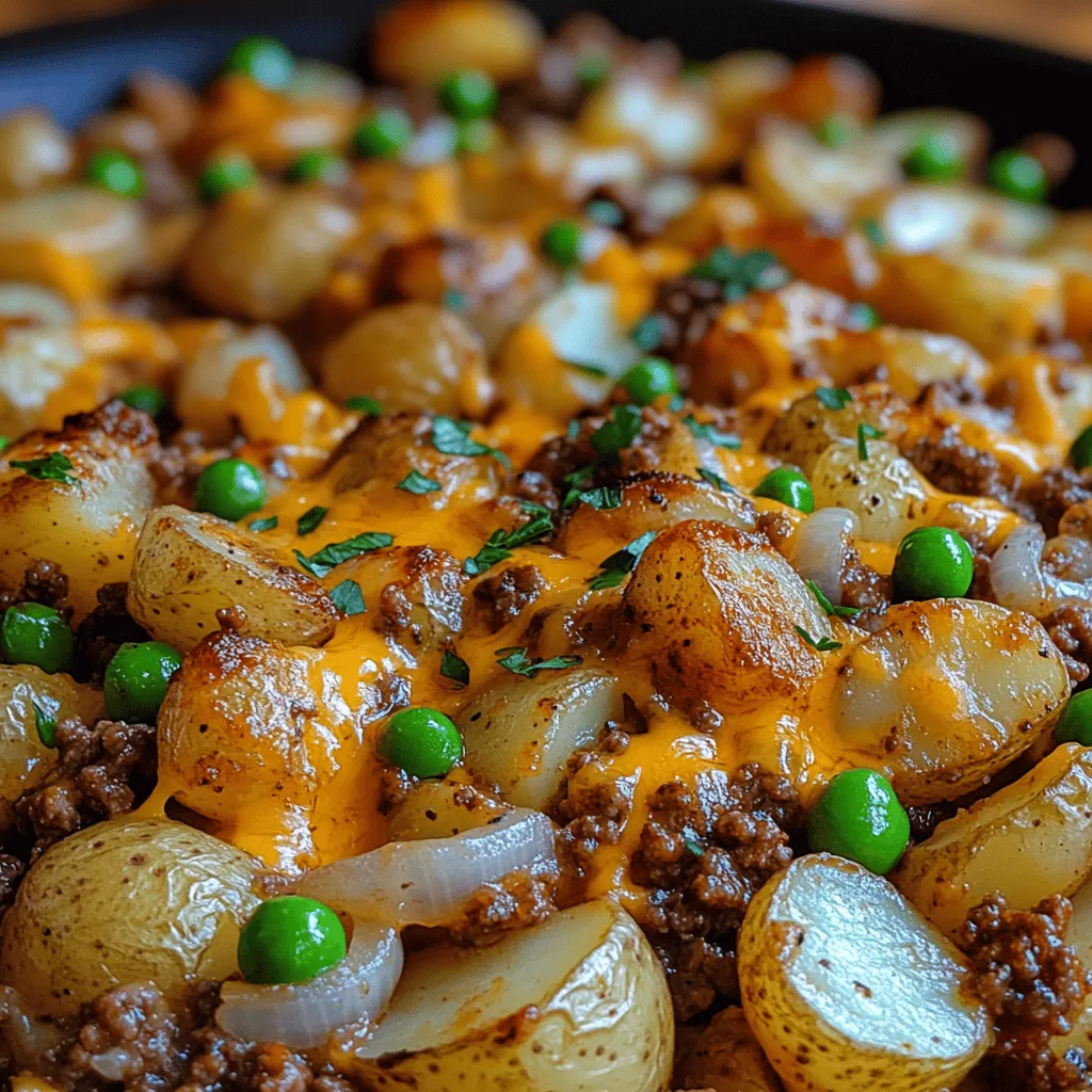To master the art of the Hearty Ground Beef and Potato Skillet, it’s essential to understand the key components that make this dish so delightful. Each ingredient plays a vital role in creating the comforting flavors and textures that define this one-pan wonder.