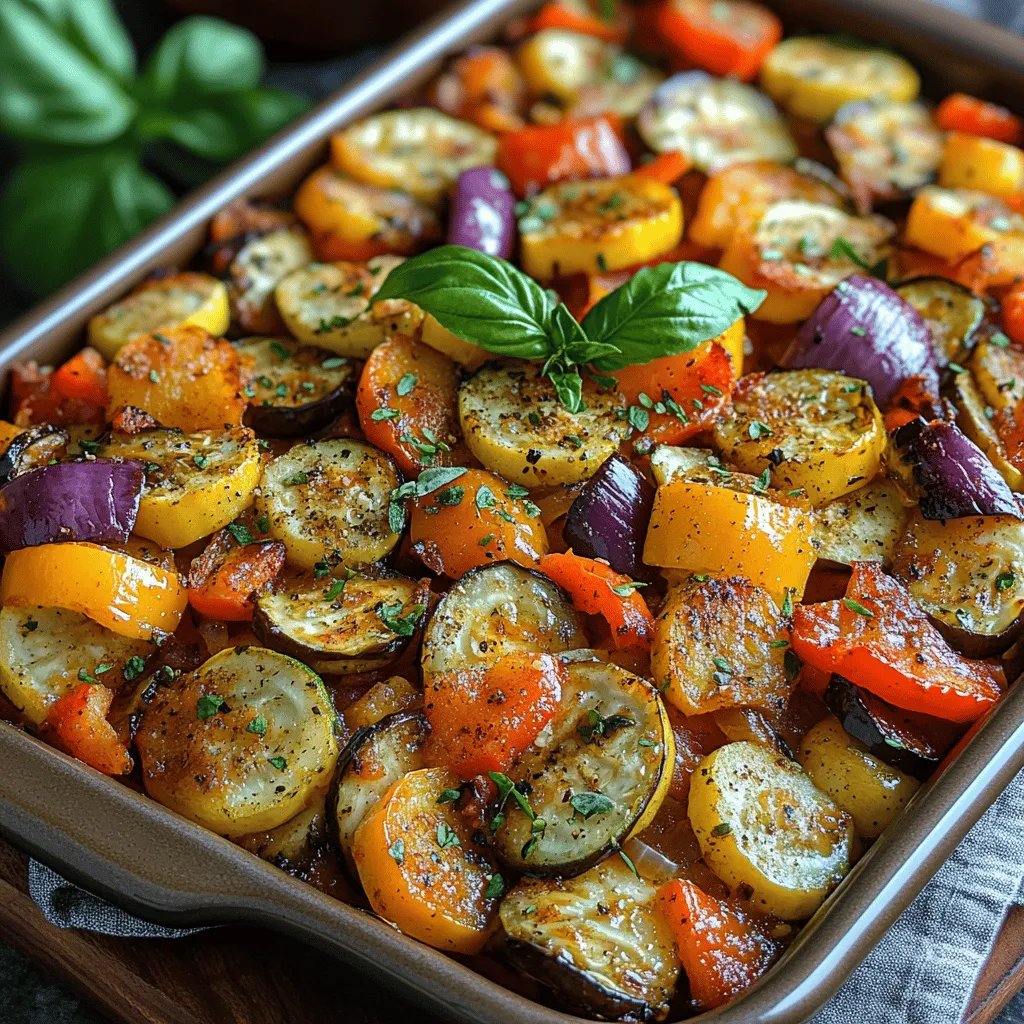 Baked Summer Ratatouille: A Flavorful Journey Through French Cuisine
