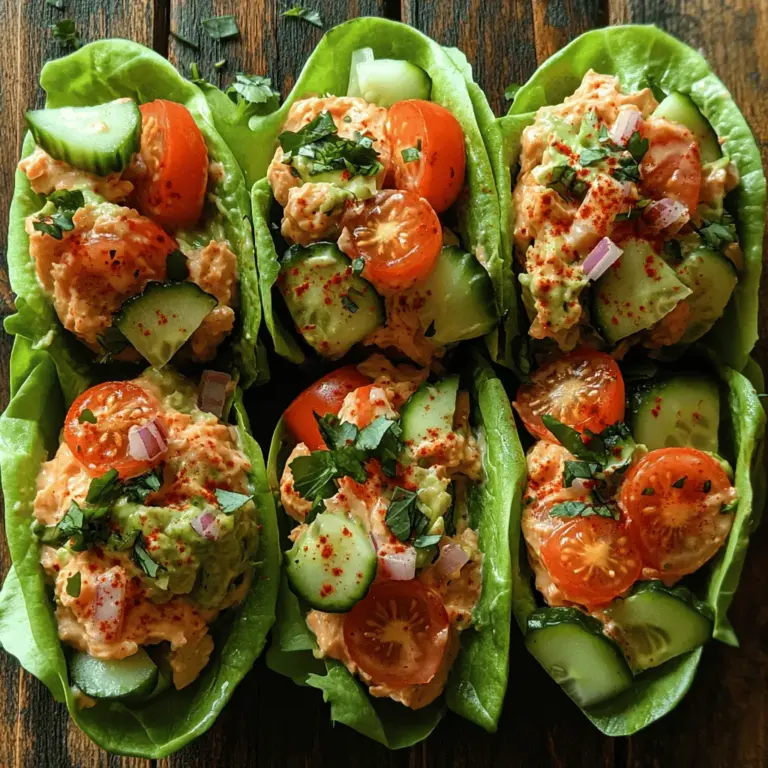In the realm of fresh, nutritious meals, few dishes can rival the appeal of Avocado Tuna Salad Wraps. This delightful recipe marries the creamy texture of ripe avocados with the protein-packed goodness of tuna, crafting a dish that is as satisfying as it is healthy. Whether you're searching for a fulfilling lunch, a light dinner, or a quick snack, these wraps serve as an ideal choice.