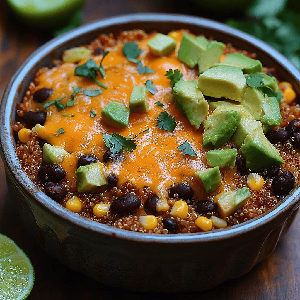 To create the Cheesy Tex-Mex Quinoa Casserole, selecting the right ingredients is crucial. Each component not only contributes to the overall flavor but also brings its unique health benefits to the table.
