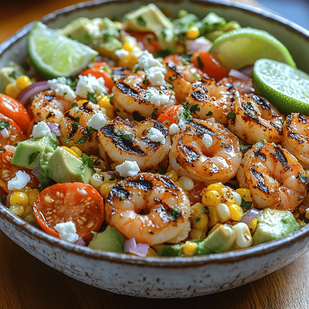 When it comes to creating a dish that embodies the essence of summer, the Grilled Mexican Shrimp Corn and Avocado Salad stands out as a colorful and wholesome choice. Bursting with fresh flavors and textures, this salad combines succulent grilled shrimp, sweet corn, creamy avocado, and vibrant vegetables, making it not only a feast for the eyes but also a deliciously satisfying meal. Ideal for summer gatherings, barbecues, or even a light dinner, this recipe is simple to prepare and highlights the best of seasonal produce.