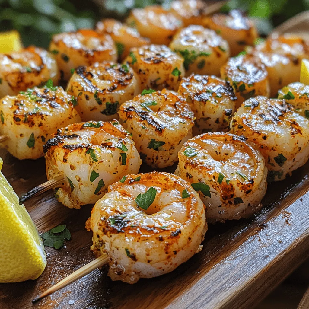 Zesty Lemon Herb Grilled Shrimp Recipe