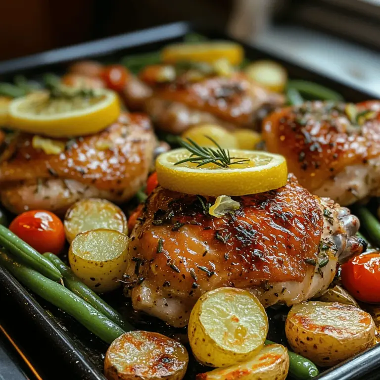 To create the perfect Zesty Sheet Pan Lemon Herb Chicken, it’s essential to understand the role each ingredient plays in enhancing both flavor and nutrition. Let’s take a closer look at the key components of this delightful dish.