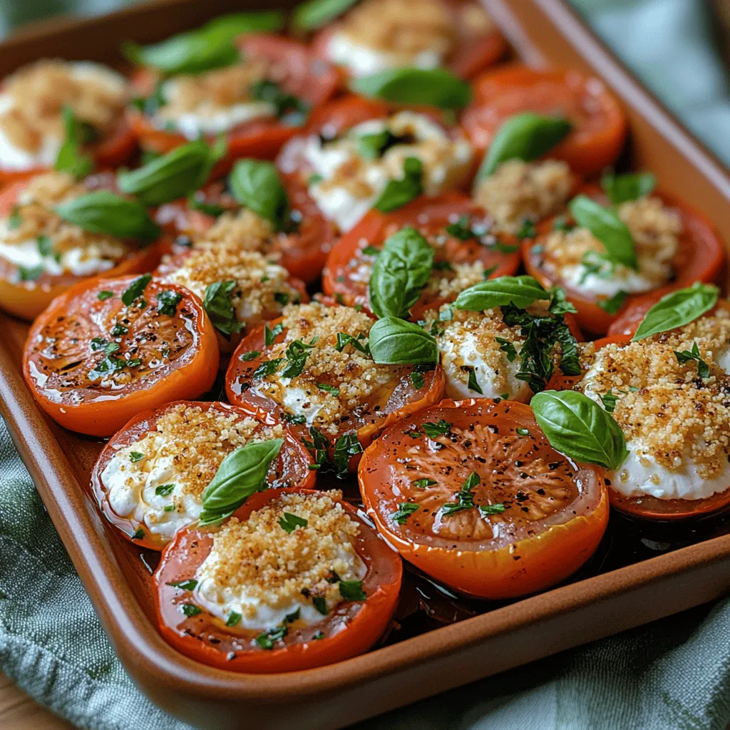 As the sun begins to warm the days and the scent of summer fills the air, there's nothing quite as refreshing as a dish that showcases the vibrant flavors of the season. Enter the Blush Tomato Burrata Crumble—a culinary masterpiece that combines the juiciness of heirloom tomatoes, the creaminess of burrata cheese, and a delightful crunch that makes it perfect as an appetizer or a show-stopping centerpiece for summer gatherings. This recipe not only dazzles the taste buds but also embodies the spirit of simplicity, making it an ideal choice for both novice cooks and seasoned chefs alike.