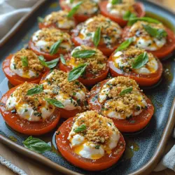 As the sun begins to warm the days and the scent of summer fills the air, there's nothing quite as refreshing as a dish that showcases the vibrant flavors of the season. Enter the Blush Tomato Burrata Crumble—a culinary masterpiece that combines the juiciness of heirloom tomatoes, the creaminess of burrata cheese, and a delightful crunch that makes it perfect as an appetizer or a show-stopping centerpiece for summer gatherings. This recipe not only dazzles the taste buds but also embodies the spirit of simplicity, making it an ideal choice for both novice cooks and seasoned chefs alike.