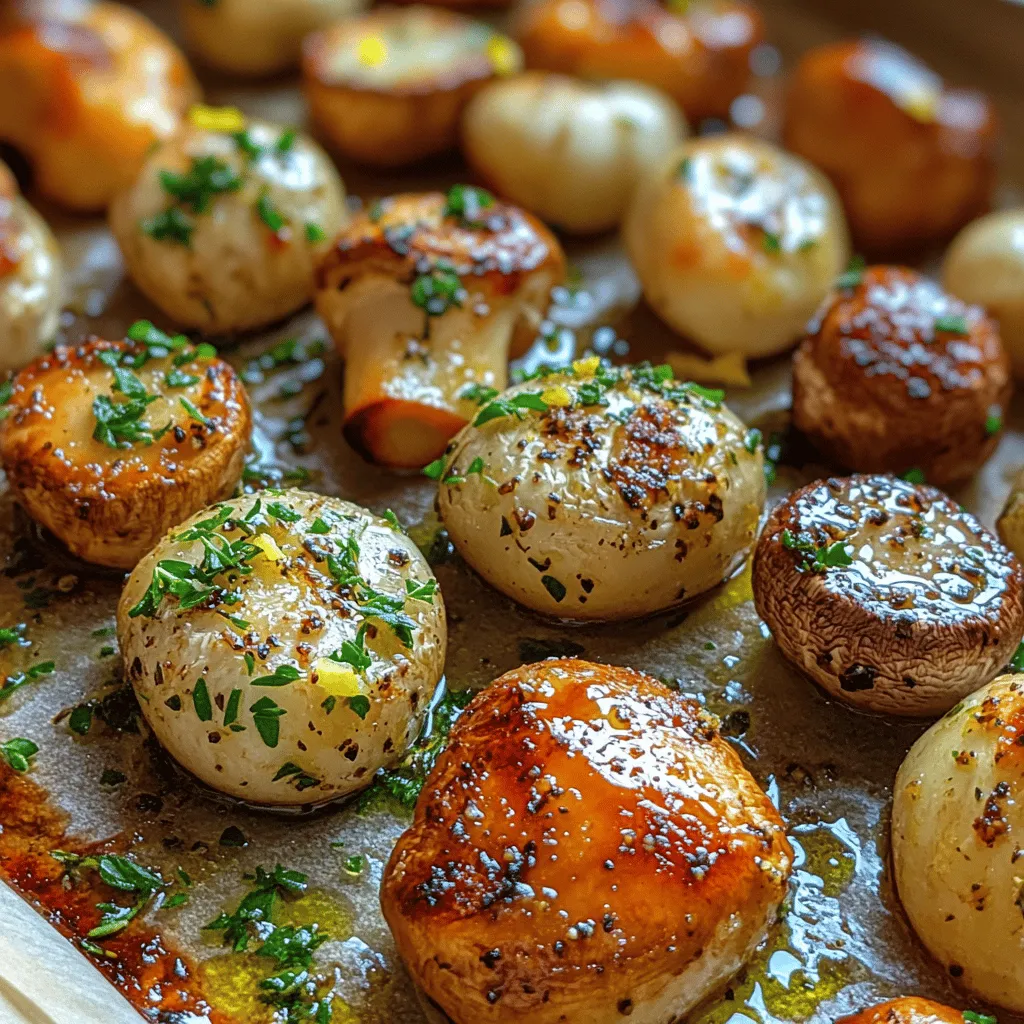 Garlic herb roasted mushrooms are not just a side dish; they are a culinary delight that can elevate any meal. With their rich, earthy flavors and delightful aromas, these mushrooms are incredibly versatile, making them an ideal accompaniment to a variety of dishes. Whether you are serving them alongside a hearty steak, tossing them into a fresh salad, or using them as a topping for pasta, roasted mushrooms bring a burst of flavor that is hard to resist.