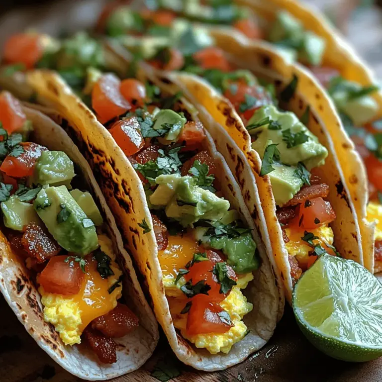 In recent years, breakfast tacos have surged in popularity, becoming a culinary trend that has captured the hearts and appetites of many. Originating from the Mexican tradition of serving tacos filled with a variety of breakfast items, this dish has evolved into a beloved staple in various culinary cultures, particularly in Tex-Mex cuisine. The beauty of breakfast tacos lies in their adaptability, allowing for an endless array of fillings and toppings that can be tailored to suit different tastes and dietary restrictions.