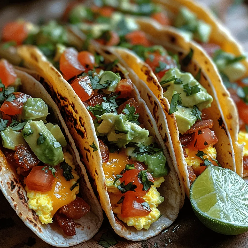 Mini Bacon and Egg Tacos: A Delicious Breakfast Delight