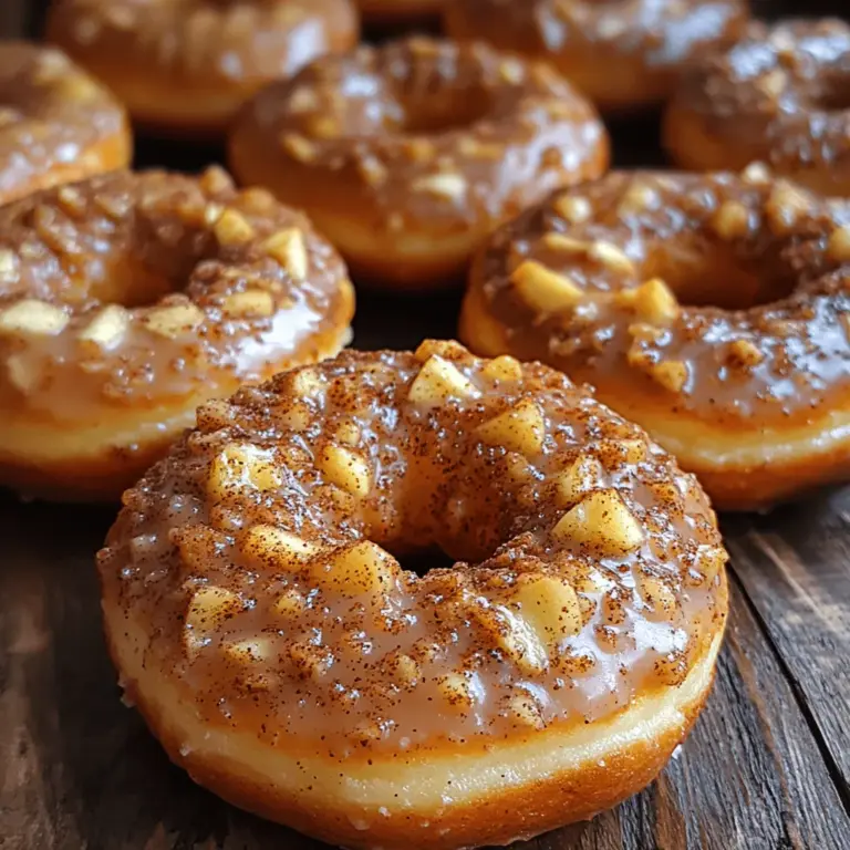 In recent years, baked donuts have surged in popularity, offering a delightful alternative to their fried counterparts. These treats are not only lighter but also healthier, making them an excellent choice for those looking to indulge without the guilt. Among the various flavors available, Apple Cinnamon Donuts stand out as a fan favorite. This recipe combines the sweet, tender flavor of apples with the warming spices of cinnamon and nutmeg, creating a comforting treat reminiscent of fall in every bite.