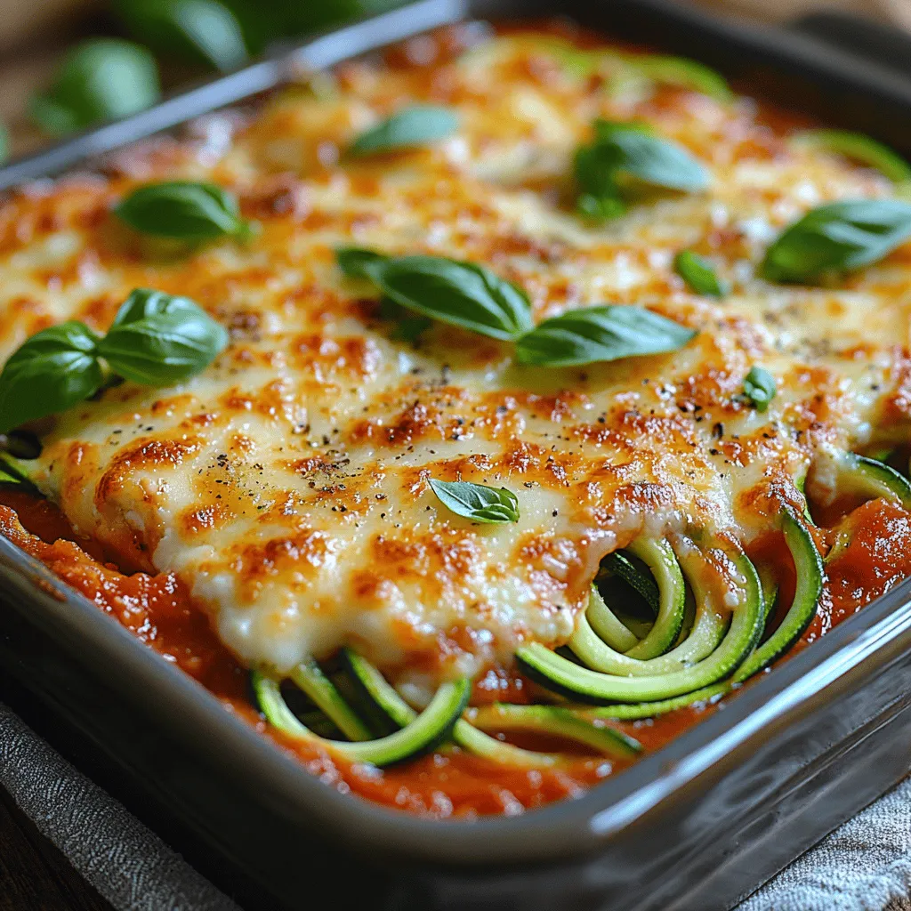 In recent years, low-carb diets and healthy eating have surged in popularity, driven by an increasing awareness of the benefits of fresh, wholesome ingredients. As people seek alternatives to traditional high-carb meals, creative recipes that maintain flavor while promoting health have taken center stage. One such dish that has captured the hearts of many is the Cheesy Zucchini Noodle Bake. This delightful recipe not only satisfies pasta cravings but also embraces the goodness of vegetables, making it an ideal choice for anyone looking to enjoy a hearty meal while staying aligned with their health goals.