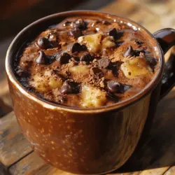 In the fast-paced world we live in, the quest for quick, convenient, and satisfying desserts has led to the rise of the mug cake phenomenon. These single-serving treats are perfect for satisfying a sweet tooth without the commitment of baking an entire cake. Mug cakes are not only simple but also incredibly versatile, allowing for endless flavor combinations. Among the myriad of options, the Banana Bliss Chocolate Chip Mug Cake stands out, combining the natural sweetness of ripe bananas with the rich decadence of chocolate chips. This delightful dessert can be whipped up in just a few minutes, using basic ingredients that you likely already have in your kitchen.