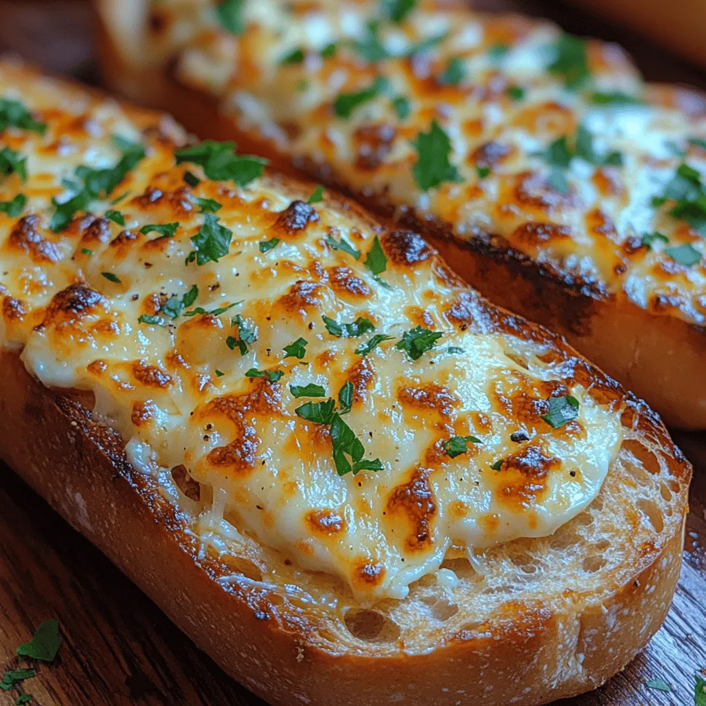 Cheesy Garlic Wonderland Bread is a culinary creation that elevates any gathering or meal into something extraordinary. This delightful dish combines the comforting taste of freshly baked bread with the robust flavors of garlic and ooey-gooey cheese, making it an irresistible option for various occasions. Whether you're hosting a dinner party, preparing a casual family meal, or looking for a savory snack, this bread serves as a versatile side that complements a wide range of dishes. Its ability to please a crowd makes it a must-try recipe for any home cook.