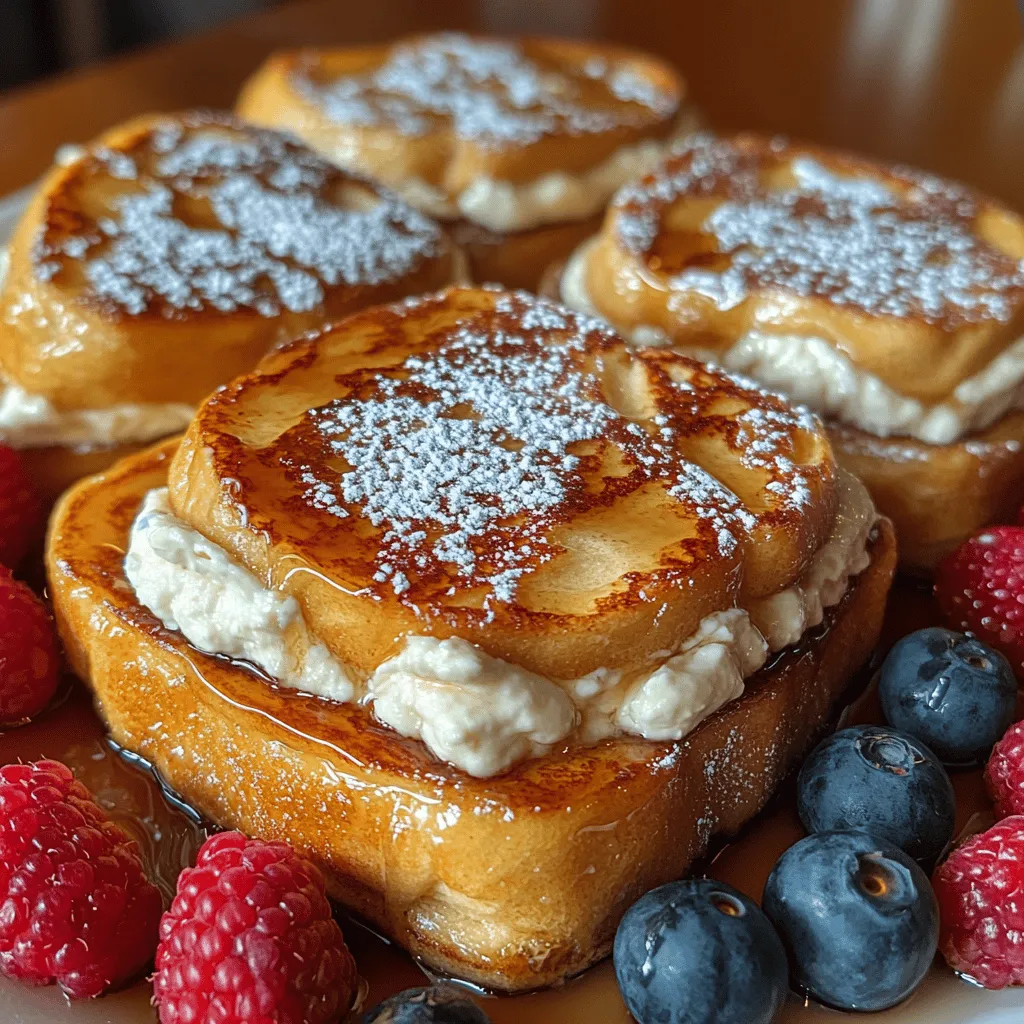 French toast is a beloved breakfast classic that has graced tables around the world for centuries. Its warm, custardy texture and versatility make it a perfect choice for leisurely mornings, family gatherings, and special celebrations. But what if we told you that this already delicious dish could be elevated to new heights? Enter the Delightfully Decadent Cream Cheese Stuffed French Toast—a luxurious twist on the traditional recipe that combines the rich creaminess of cream cheese with the comforting familiarity of French toast. This delightful dish strikes the perfect balance between sweetness and creaminess, making it an ideal option for brunch with friends, holiday breakfasts, or even a cozy weekend treat.