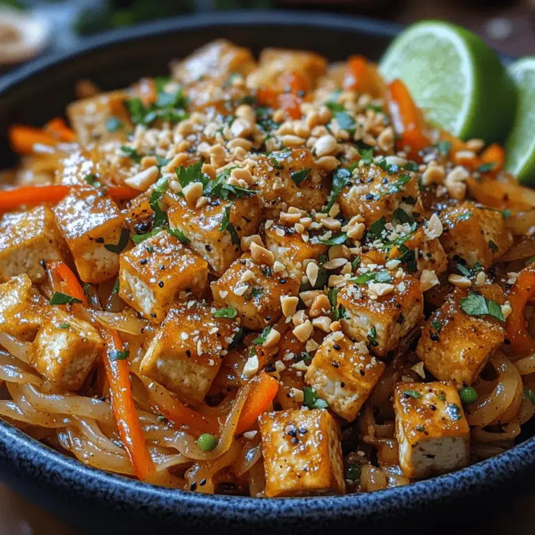 Pad Thai, a beloved dish that has transcended borders, is a culinary gem hailing from the heart of Thailand. This stir-fried noodle dish, rich in flavor and history, is a staple in Thai cuisine, celebrated for its harmonious balance of sweet, salty, and tangy notes. Traditionally made with rice noodles, a medley of proteins, and an assortment of vegetables, Pad Thai has won the hearts of food lovers around the world. Its origins can be traced back to the 1930s when the Thai government promoted it as a national dish to foster a sense of unity among the people. Today, it is synonymous with Thai street food culture and continues to be a favorite in restaurants and homes alike.