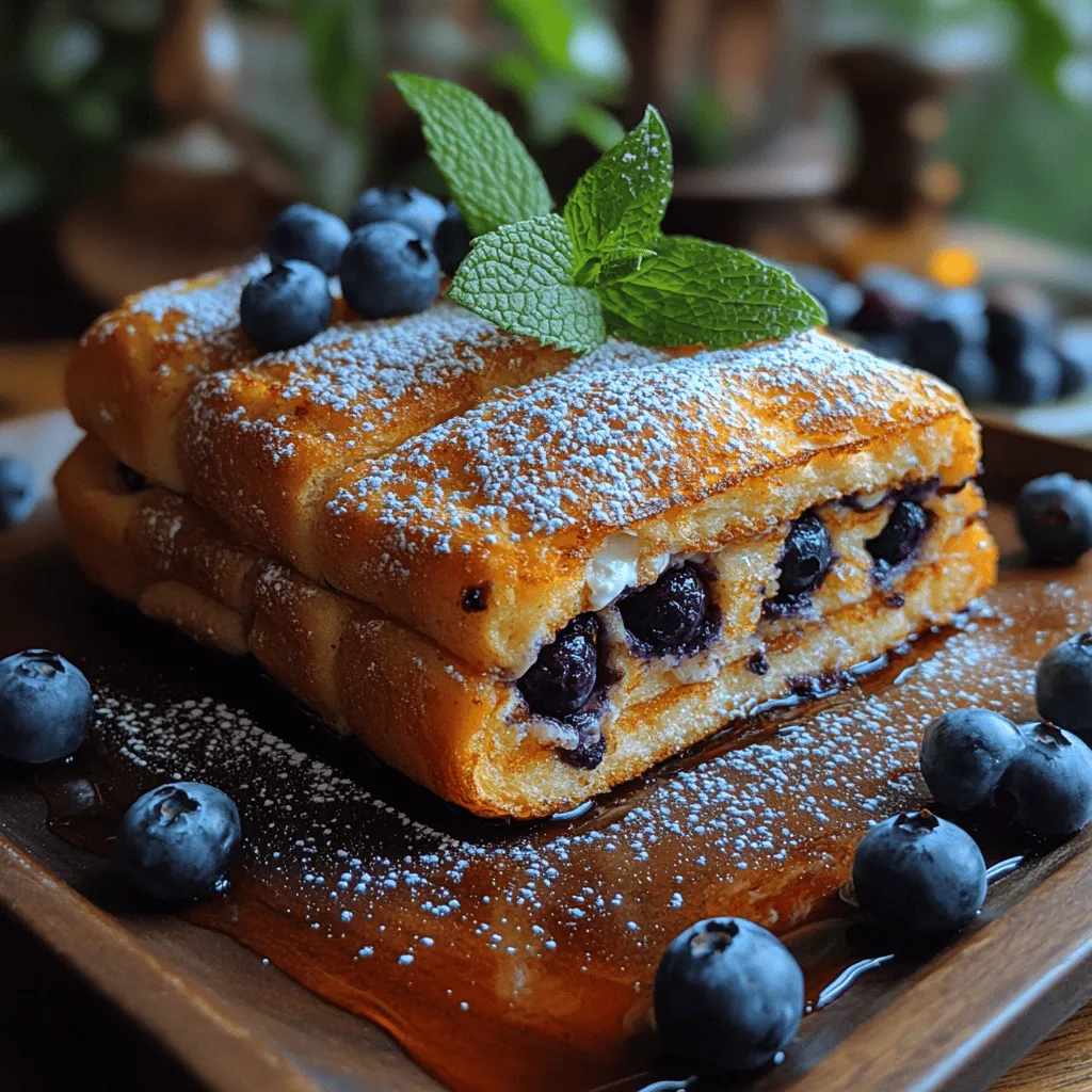 French toast has long held a cherished place in the hearts of breakfast enthusiasts around the globe. This delightful dish, often enjoyed on leisurely weekends or special occasions, transforms simple ingredients into a warm, comforting meal that appeals to people of all ages. The traditional recipe involves soaking bread in a mixture of eggs and milk, then pan-frying it until golden brown. However, we’re about to elevate this classic breakfast staple with a unique twist that will have your taste buds singing: Blueberry Bliss Stuffed French Toast.