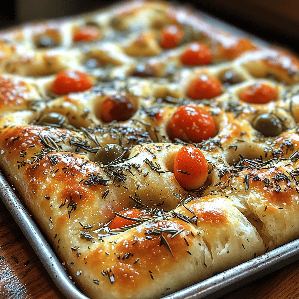 Focaccia, a beloved staple of Italian cuisine, is more than just a type of bread; it's a canvas for creativity and flavor that has won the hearts of many around the world. Known for its soft, airy texture and golden, crispy crust, focaccia is often adorned with a variety of toppings, making it a versatile accompaniment to meals or a delightful snack on its own. What elevates focaccia to new heights is the infusion of fresh herbs, which not only enhances its flavor profile but also fills the kitchen with a tantalizing aroma that beckons everyone to the table.