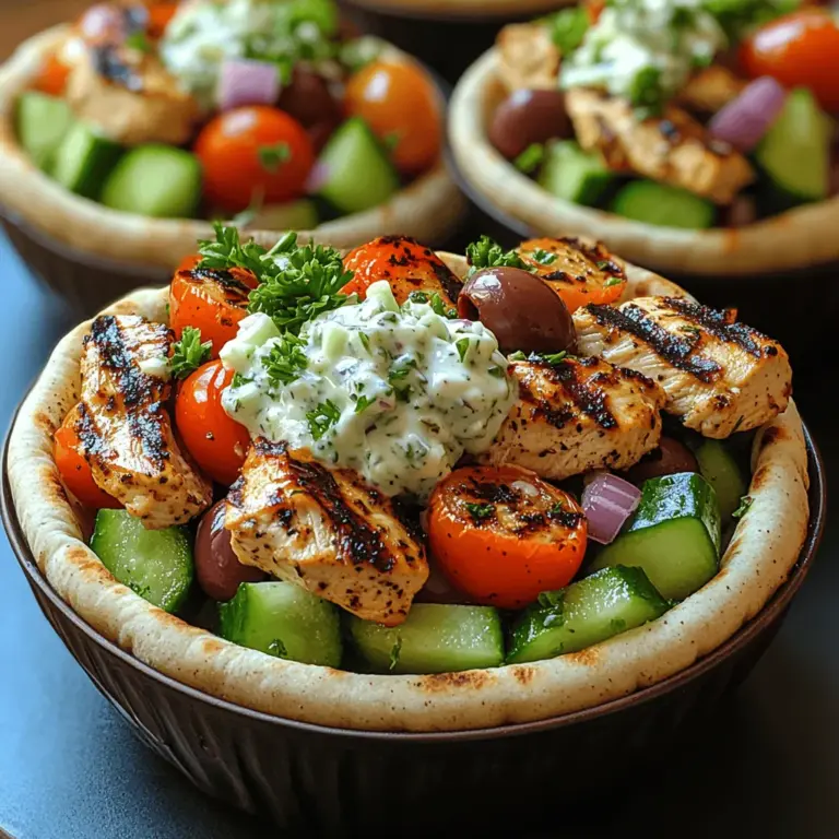 Mediterranean cuisine has steadily gained popularity around the world, celebrated for its vibrant flavors, wholesome ingredients, and health benefits. Characterized by an abundance of fresh vegetables, lean proteins, and healthy fats, this culinary tradition offers a delightful array of dishes that cater to a variety of tastes. One shining example of Mediterranean fare is the Mini Greek Chicken Pita Pockets—a dish that beautifully encapsulates the essence of Greek cooking while being a practical choice for those with busy lifestyles.