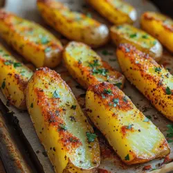 In the world of comfort food, few things rival the satisfaction of crispy, seasoned potato fingers. These golden, crunchy delights not only bring a sense of nostalgia but also appeal to modern tastes with their vibrant flavor profile. This recipe for Crunchy Herb-Spiced Potato Fingers is not only easy to make but also bursting with flavor that will tantalize your taste buds. Perfect as a snack, side dish, or even a party appetizer, these potato fingers offer a delightful crunch and a medley of herbs that elevate your dining experience.