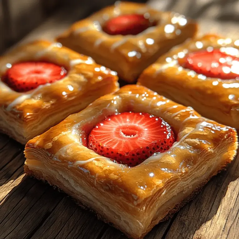 There’s something undeniably charming about homemade pastries. The warm, buttery aroma wafting through the kitchen, the delicate layers of dough that give way to a luscious filling—these are the experiences that make baking a rewarding endeavor. Among the myriad of pastry options, Heavenly Strawberry Danish Delights stand out as a perfect treat for any occasion. Whether you're celebrating a special event, hosting a brunch, or simply indulging in a sweet snack, these delightful pastries are sure to impress.