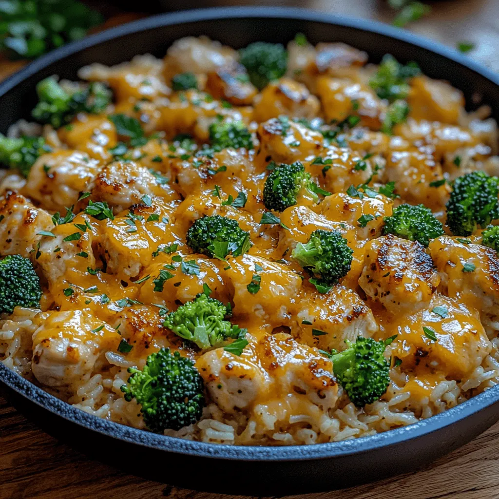 If you're on the lookout for a delicious, heartwarming meal that can be whipped up in no time, look no further than One-Pan Cheesy Chicken Broccoli and Rice. This dish offers a delightful combination of tender chicken, fresh broccoli, and creamy cheese, all nestled together in a savory rice base. Whether you're feeding a family or preparing a meal for one, this recipe is a crowd-pleaser that transforms simple ingredients into a comforting feast.