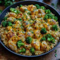 If you're on the lookout for a delicious, heartwarming meal that can be whipped up in no time, look no further than One-Pan Cheesy Chicken Broccoli and Rice. This dish offers a delightful combination of tender chicken, fresh broccoli, and creamy cheese, all nestled together in a savory rice base. Whether you're feeding a family or preparing a meal for one, this recipe is a crowd-pleaser that transforms simple ingredients into a comforting feast.