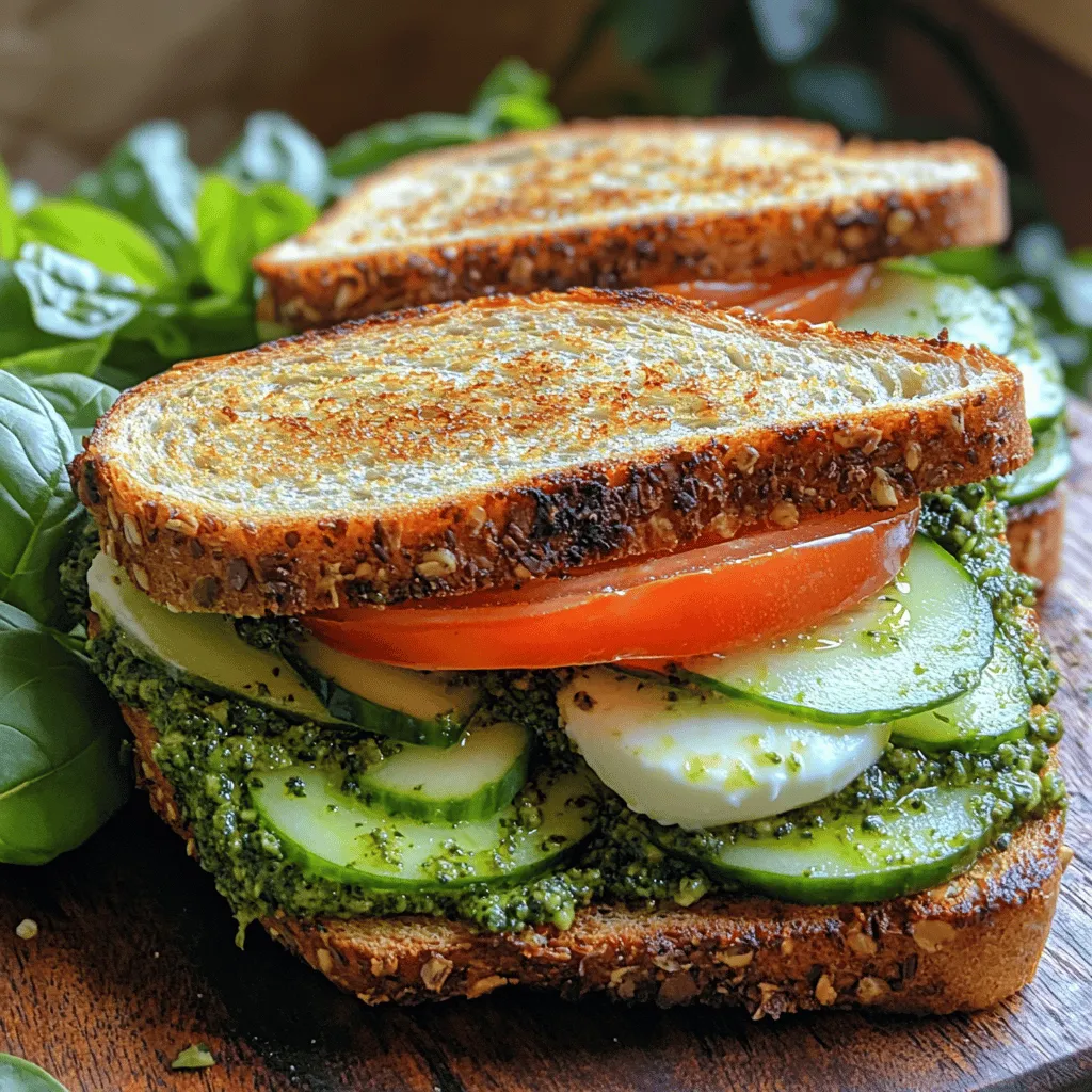 In a world where meals can often feel repetitive and uninspired, the Garden Glow Pesto Sandwiches stand out as a beacon of freshness and vibrancy. These sandwiches are not just a meal; they are an experience that elevates a simple lunch or picnic into a culinary delight. Bursting with flavor and loaded with nutritious ingredients, they cater to the health-conscious eater without compromising on taste.