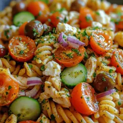 Mediterranean Chicken Pasta Salad: A Refreshing and Nutritious Dish