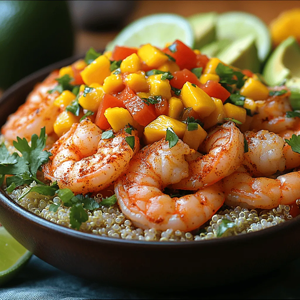 In today's culinary adventure, we're diving into a vibrant and refreshing recipe that brings the taste of the tropics right to your kitchen: Tropical Shrimp and Avocado Bowls with Mango Salsa. This dish is not only visually appealing but also packed with flavor and nutrients, making it a perfect option for a light lunch or dinner. The combination of succulent shrimp, creamy avocado, and zesty mango salsa creates a delightful balance that will tantalize your taste buds.