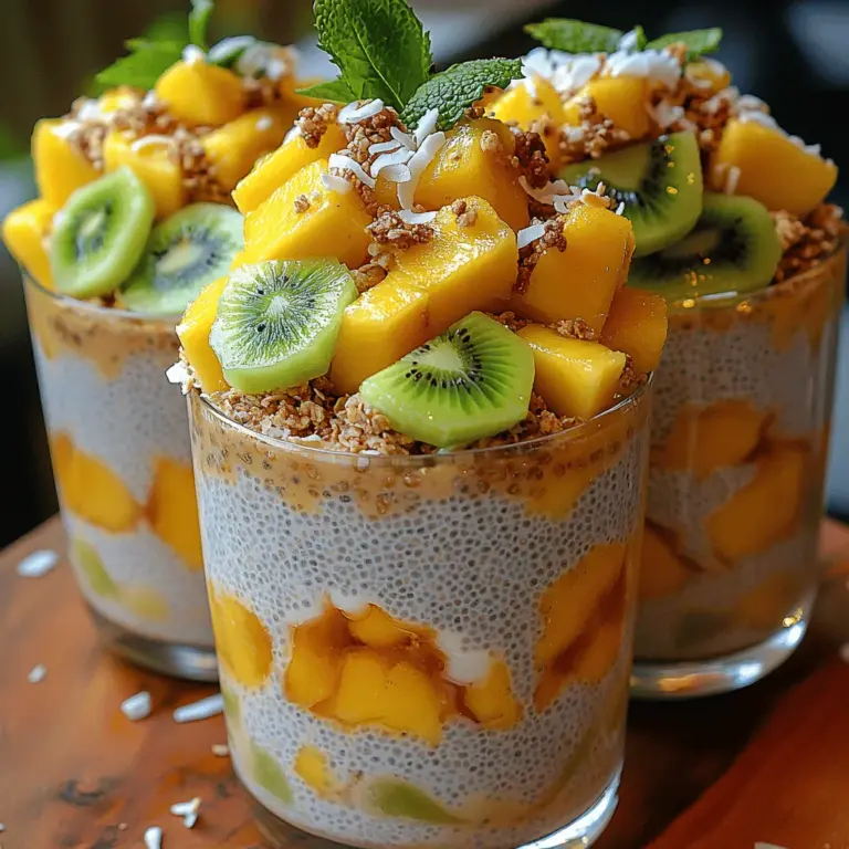 In recent years, the world has seen a delightful surge in the popularity of healthy desserts. As more individuals prioritize wellness and nutrition, they are seeking out sweet treats that not only satisfy their cravings but also nourish their bodies. One such rising star in the realm of healthy desserts is chia pudding, a versatile and nutrient-dense option that has captured the hearts of many health enthusiasts. Among the myriad of ways to enjoy chia pudding, Tropical Chia Pudding Parfaits stand out as an enticing choice that brings the bright flavors of the tropics to your table.