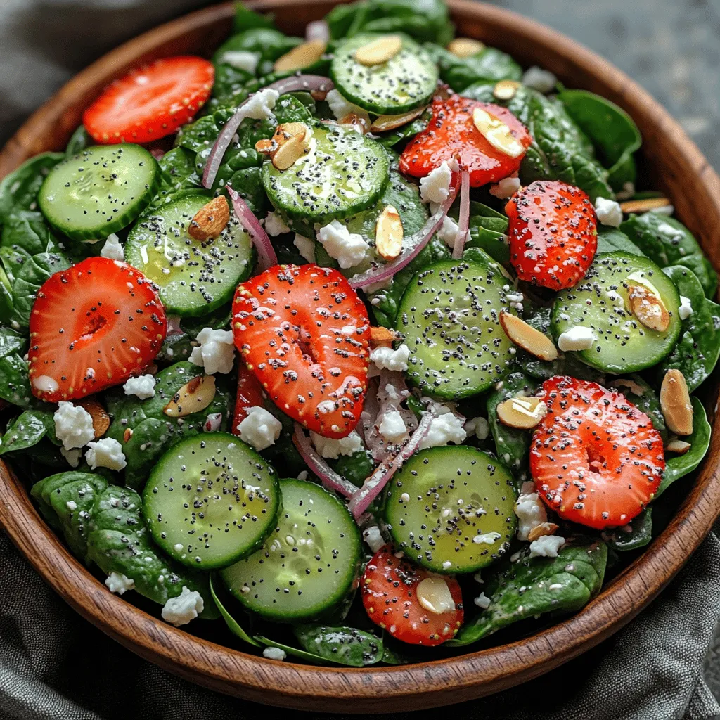 When the weather warms up and the sun shines brightly, nothing quite captures the essence of spring and summer like a fresh salad. Among the many options, the Vibrant Spinach Strawberry Poppyseed Salad stands out for its stunning array of colors and delightful flavors. This salad combines the earthy greens of spinach with the sweet juiciness of strawberries, creating a visual feast that is as appealing to the eye as it is to the palate.
