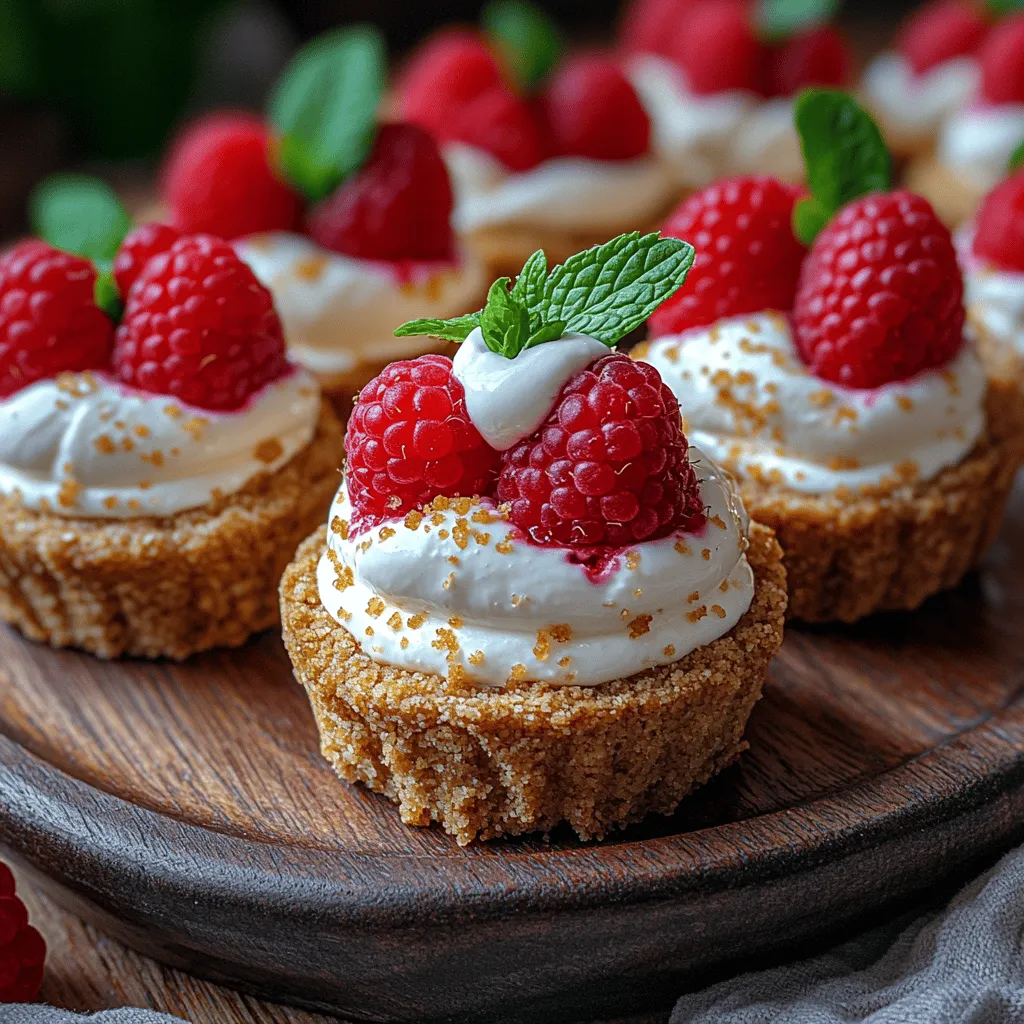 Explore the delightful world of desserts with our irresistible Raspberry Cheesecake Bites. Perfect for parties, gatherings, or simply satisfying your sweet tooth, these bite-sized treats combine the creamy richness of cheesecake with the tartness of fresh raspberries, all nestled in a buttery graham cracker crust. The charmingly small size makes them an ideal treat for sharing or indulging one at a time, allowing you to savor every bite without the guilt of a full slice of cheesecake.