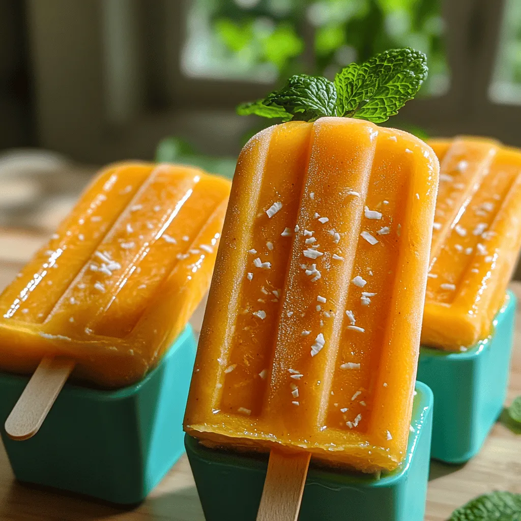 As the sun blazes down and temperatures rise, nothing beats the thirst-quenching satisfaction of a frozen treat. If you're looking for something that not only cools you off but also transports your taste buds to a tropical paradise, look no further than Tropical Bliss Frozen Coconut Mango Popsicles. This delightful recipe seamlessly blends the luscious sweetness of ripe mangoes with the creamy richness of coconut milk, creating a refreshingly indulgent snack that’s perfect for any summer occasion.