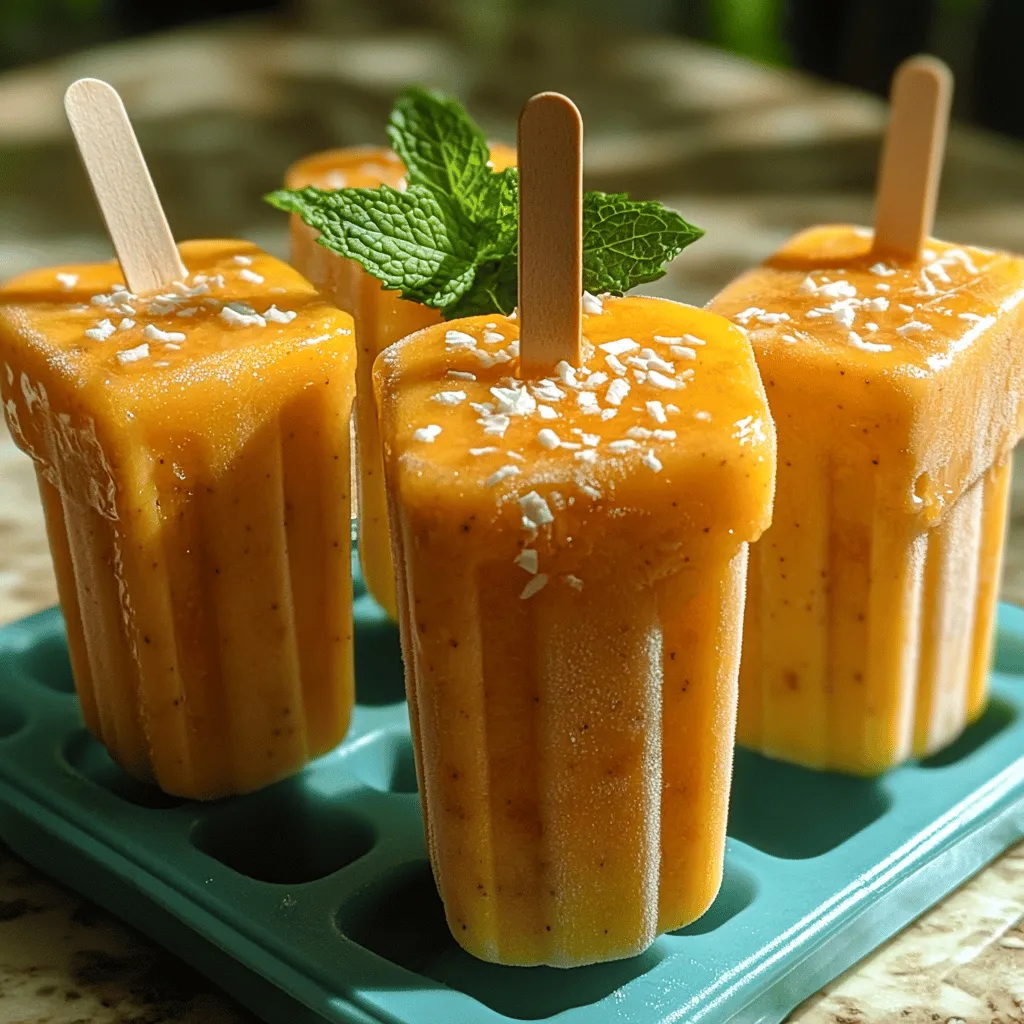 As the sun blazes down and temperatures rise, nothing beats the thirst-quenching satisfaction of a frozen treat. If you're looking for something that not only cools you off but also transports your taste buds to a tropical paradise, look no further than Tropical Bliss Frozen Coconut Mango Popsicles. This delightful recipe seamlessly blends the luscious sweetness of ripe mangoes with the creamy richness of coconut milk, creating a refreshingly indulgent snack that’s perfect for any summer occasion.