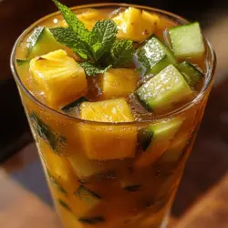 As the temperature rises and the sun shines brighter, there's nothing quite as refreshing as a glass of agua fresca. This traditional Mexican beverage, which translates to "fresh water," is the perfect antidote to summer heat. It’s light, hydrating, and bursting with flavors that evoke the essence of summer. One delightful variation that you absolutely must try is the Tropical Chill Pineapple Cucumber Agua Fresca. This drink combines the sweet and tangy notes of fresh pineapple with the cool, crisp taste of cucumber, creating a beverage that is both invigorating and delicious.