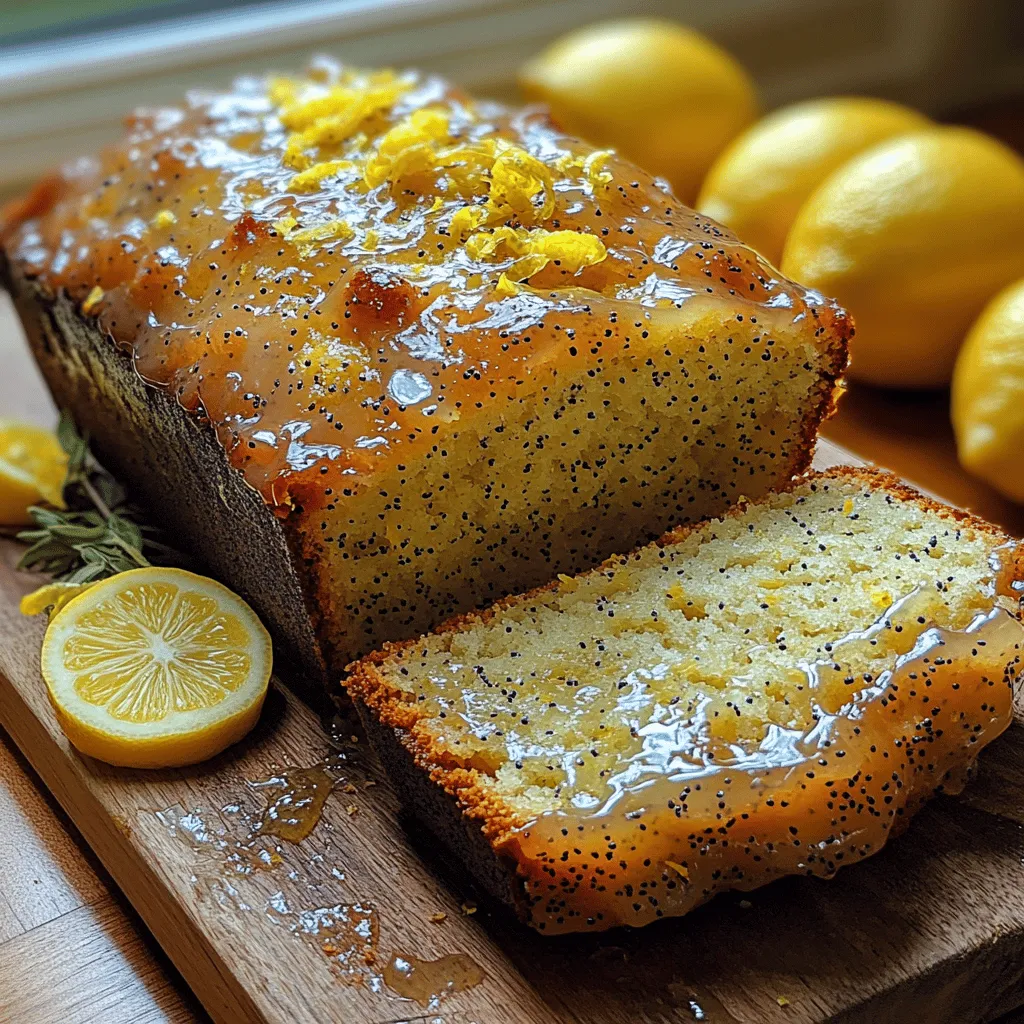 Embrace the vibrant flavors of citrus with our Lemon Poppy Bliss Loaf. This delightful recipe combines the zesty brightness of fresh lemons with the nutty crunch of poppy seeds, creating a moist and flavorful loaf that's perfect for breakfast, dessert, or an afternoon snack. The combination of tangy lemon and the delicate crunch of poppy seeds is not only delicious but also visually appealing, making it a feast for both the eyes and the palate.