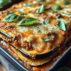 Lasagna is a beloved comfort food that brings warmth and satisfaction to many dinner tables. However, with the rise of health-conscious diets, traditional pasta recipes often take a back seat. Enter the Heavenly Low-Carb Eggplant Lasagna - a delightful twist on the classic Italian dish that allows you to indulge without the guilt. This recipe not only satisfies your cravings but also aligns with modern dietary needs, making it an excellent choice for anyone looking to reduce their carbohydrate intake.
