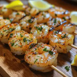 Shrimp dishes hold a special place in culinary culture, celebrated for their succulent texture and ability to absorb flavors beautifully. Whether served as a main course or an appetizer, shrimp can elevate any meal with their deliciously tender bite and quick cooking time. Among the myriad of shrimp recipes, Zesty Citrus Garlic Shrimp Skewers stand out for their vibrant combination of flavors and ease of preparation. This dish brings together the bright notes of citrus, the aromatic punch of garlic, and a hint of spice, making it an ideal choice for gatherings, barbecues, or a quick weeknight meal.