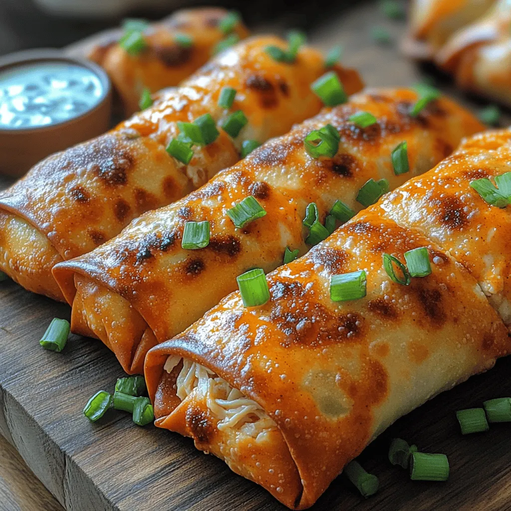 To create the perfect Buffalo Chicken Egg Rolls, it’s essential to understand the role of each ingredient. Here’s a closer look at what you’ll need and why each component is vital to the dish.